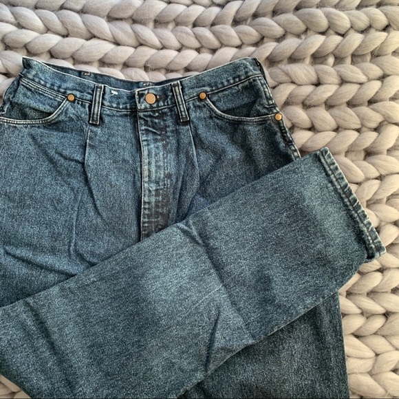 Wrangler Vintage Jeans High Waist Blue size 31 - Picture 4 of 10